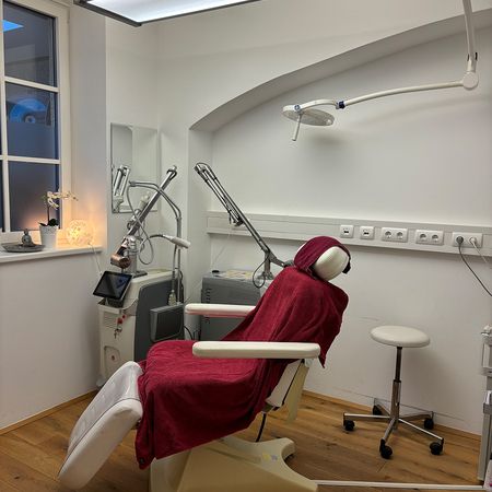 Der Behandlungsstuhl unserer Ordination